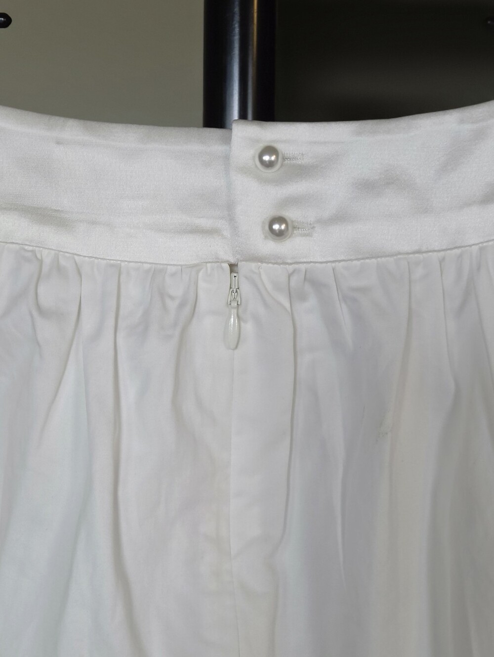 SAME Los Angeles White Poplin Maxi Skirt NWT - Picture 5 of 6